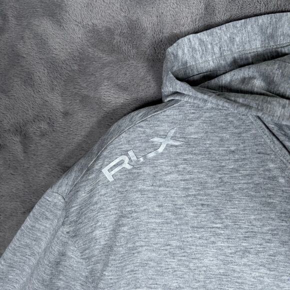 RLX Ralph Lauren Men’s Hoodie Grey Heather Size L NWT - Picture 3 of 7